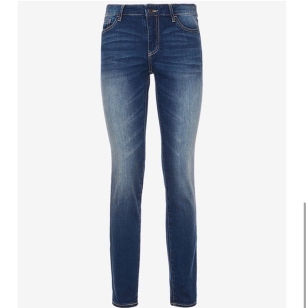 Armani Exchange dark wash super skinny jeans